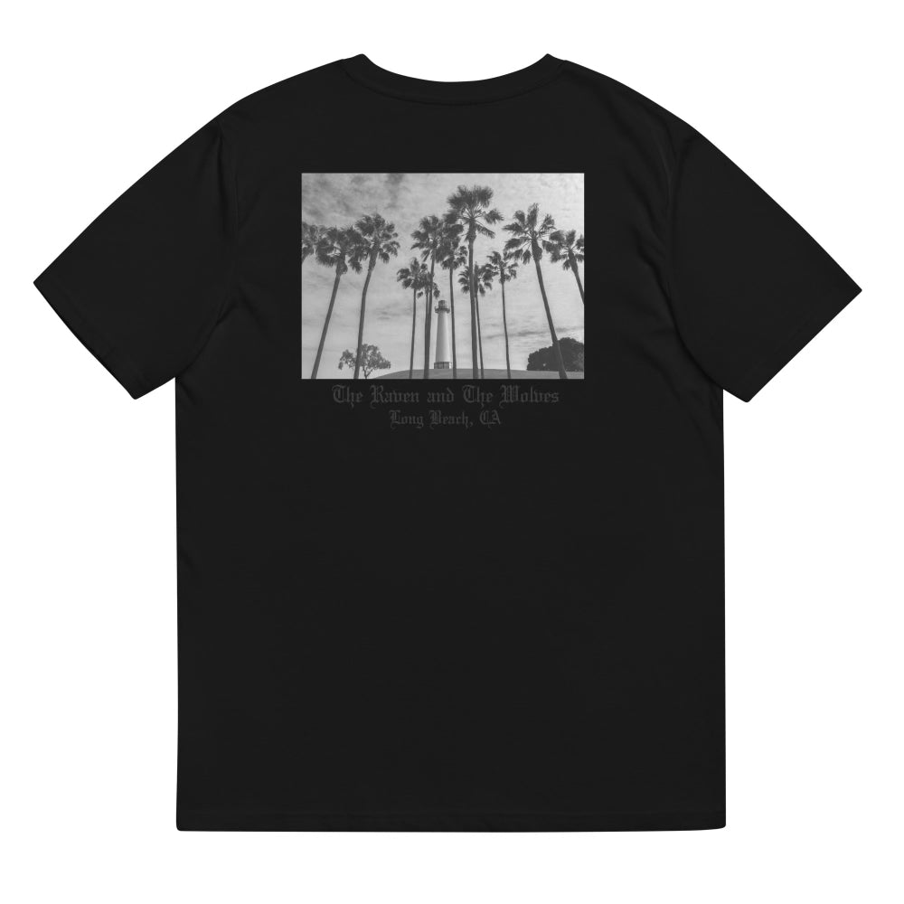 Black Long Beach Tee